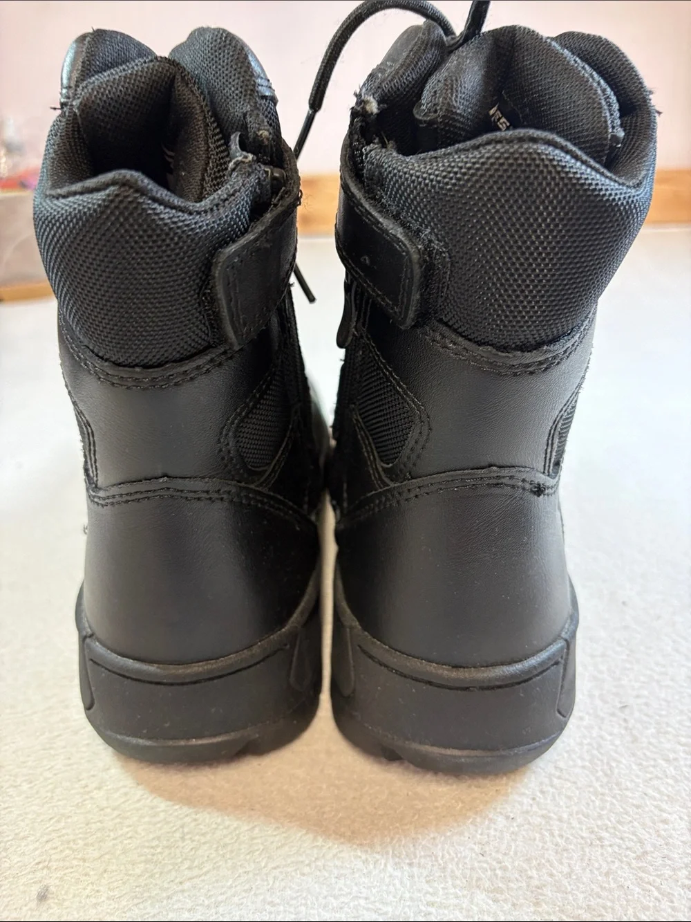 Bates Black Kids Tactical Lace-Up Boots
